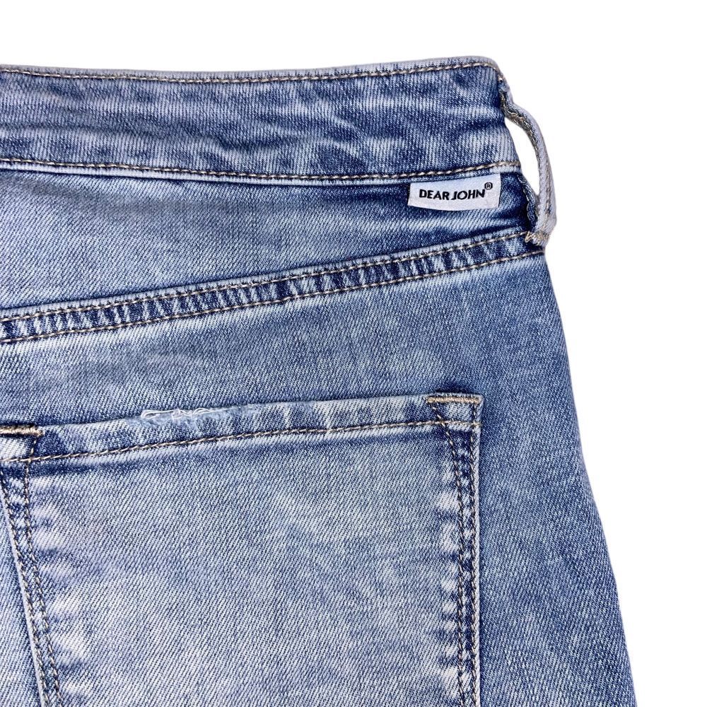 Dear John Distressed‎ Denim Shorts Lace-Up Side Detail Heart of the City Size 28 - Picture 8 of 10
